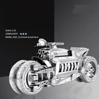 3D Metalo Modelio Rinkinio Koncepcija Motociklo Modelio Surinkimo PASIDARYK pats pjovimas Lazeriu Modelis Įspūdį Apdailos Žaislas Dovana Vaikams