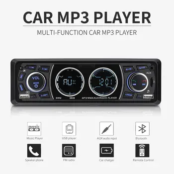 Automobilinis MP3, 1 Din Radijas Grotuvas Stereo AutoRadio Multimedia Player, Car Audio 