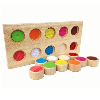 Vaikai ankstyvojo mokymosi švietimo žaislas blokuoti montessori jutimo matematikos spalvų iššūkis atminties mediniai match žaidimą vaikams kalėdų dovana
