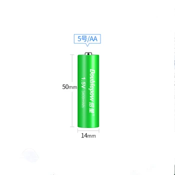 8pcs/daug Naujų 1,5 V AA įkraunamos baterijos 3400mWh USB įkraunama ličio baterija greitai įkrauti per Mikro USB kabelis