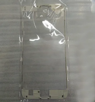 Nemokamas Pristatymas 50pcs/daug Priekinį Bezel su karštais klijais iPhone 6S plius 5,5 colių LCD Viduryje sienelėmis Dalys Chrome 