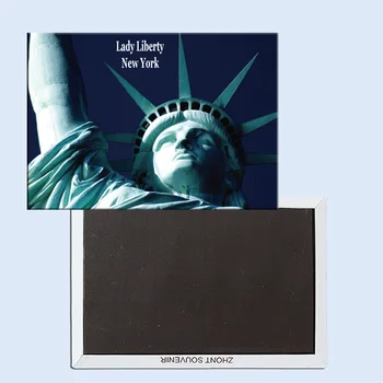 Lady Liberty, New York, Magnetinio šaldytuvas lipdukai, turizmo suvenyrai, dovanėlės 24804