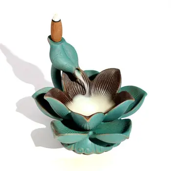 Porceliano Moliuskui Smilkalų Degiklis Dūmų Krioklys Smilkalų Laikiklis Keramikos Aromaterapija Krosnis Turėtojas Naudoti Namų Biuro Arbatos