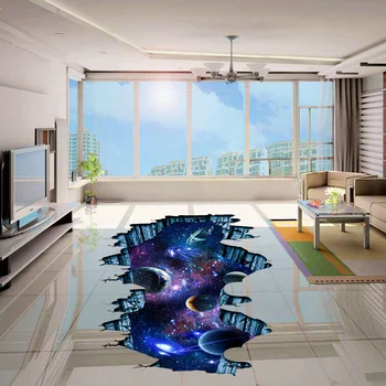 3D space star sky trijų dimensijų tapyba kambarį miegamojo puošmena