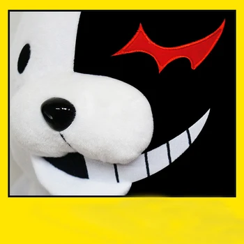 Animacinių filmų Pliušinis Lėlės Kawaii Kūrybiškumą 35Cm Black & White Bear Pliušiniai Žaislai Vaikams, Minkštas, Įdaryti Gyvūnų Lėlės Gimtadienio Dovanos