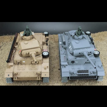 1:16 vokietijos užrašas H Bako 2.4 G Nuotolinio Valdymo Modelio Karinis Tankas su Garso, Dūmų Fotografavimo Efektas - Metalo Ultimate Edition