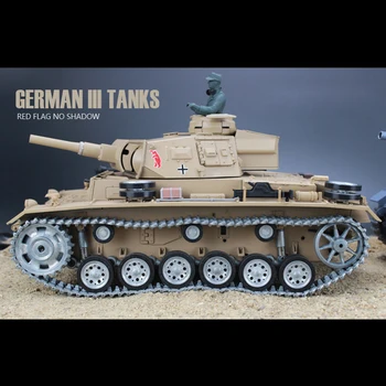 1:16 vokietijos užrašas H Bako 2.4 G Nuotolinio Valdymo Modelio Karinis Tankas su Garso, Dūmų Fotografavimo Efektas - Metalo Ultimate Edition