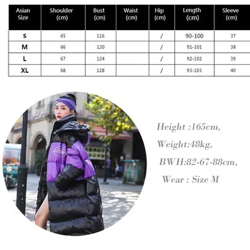 Moterų Parko Moterų Gobtuvu Medvilnės Ilgas Kailis Storas, Šiltas Plus Size Laisvas Paltas 2020 Šviesus Puffer Jacket Žiemos Outwear OKD648