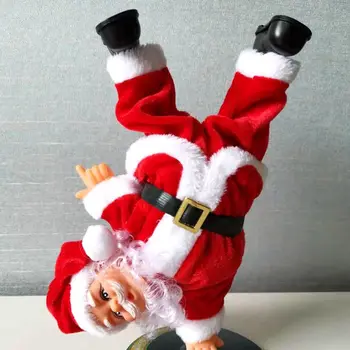 Santa Claus Lėlės Kalėdų Elektros Antras Hip-hop Muzikos, Dainavimo, Šokių Kalėdų Dovana Vaikams Juokingas Žaislas Kalėdos Apdaila