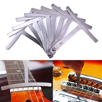 Aukštos Kokybės 9Pcs/set Gitara Metalo Pagal String Spindulio Indikatorius Luthier Nerūdijančio Plieno Įrankiai