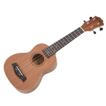 Sopranas Ukulėle 21Inch Raudonmedžio Medienos Pradedantysis 4 Stygos Mini Gitara Raudonmedžio Fingerboard Kaklo Muzikos instrumentų
