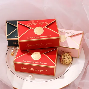5vnt Nauji In Style Rožinė Mori Creative Vestuvių Saldainių Dėžutė Europos High-End Vestuvių Bridesmaid Dovana