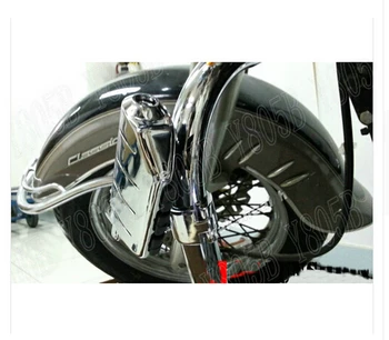 Universalus Priekiniai Kairėje ir Dešinėje Kojoms Pėdų Vinys Honda Kawasaki Yamaha, Suzuki Chopper Motociklo 30mm-35mm Crash Bar