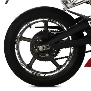 Aukštos kokybės motociklo priekinio ir galinio ratlankio vandeniui lipdukai 20 juostele atspindintis varantys padangų lipdukai KAWASAKI Z900 z900