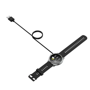 Nešiojamų Magnetas Įkrovimo Kabelis Pakeitimo Smart Žiūrėti USB Įkrovimo Laidą Haylou Saulės LS05 Žiūrėti Priedai