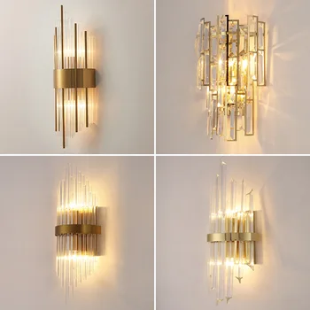 Modernios lempos wandlamp stiklo kamuolys valgomasis gyvenamasis kambarys naktiniai sienos žiburiai, namų beždžionė lempos