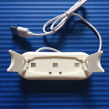 Mini Nešiojamas 6W LED Nagų Džiovintuvas Išgydyti Lempos Mašina UV Gelis Nagų lakas UV lempa Džiovintuvas Kietinimo Lempa Nagų Priedai