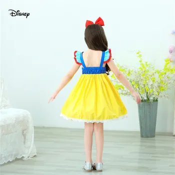 Disney trumpomis Rankovėmis Princesė Dress Žiemos Romantika Saldus Suknelė Europos ir Amerikos Mergaičių Dress Helovinas