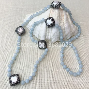 Natūralūs gėlavandenių perlų vėrinį grandinės elegantiškas temperamentas paprastas karoliai už gimtadienio dovana draugei