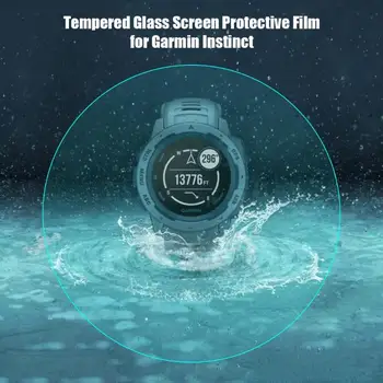 1 VNT. /2VNT Ultra Plonas Grūdintas Stiklas Screen Protector, Garmin Instinktas Smart Žiūrėti Super Didelės raiškos Aiškumo