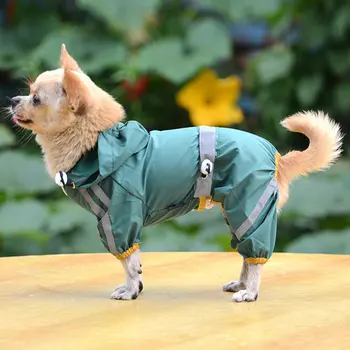 Šuo Lietpaltis Naujos Lauko Vaikščioti Šuo Lietpaltis Mados Blizga Hoodie Vandeniui Lietaus Šuo Cool Coat Šunų Reikmenys