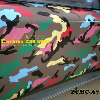 Grafiti Lipdukas Kamufliažas Car Wrap juoda/balta/oranžinė/mėlyna modelis pasirinktinis dydis valtis/ruck/buss/cars/motociklo/ dviračio decal