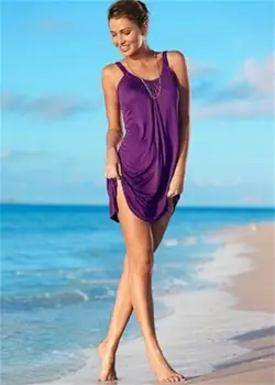 2019 Naujų Karšto Vėliau kaip iki Moterų Mados Vasaros Atsitiktinis Paplūdimio Mini Suknelė be Rankovių Laisvi, patogūs Trumpą Suknelę