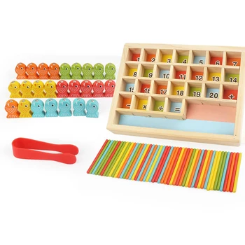 Montessori Ugdymo Mediniai Žaislai Vaikams, Žaislai Skaičius Magnetinio Žvejybos Žaidimas Matematikos Žaislas Ankstyvasis Ugdymas Švietimo Žaislas Vaikams