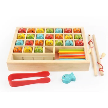 Montessori Ugdymo Mediniai Žaislai Vaikams, Žaislai Skaičius Magnetinio Žvejybos Žaidimas Matematikos Žaislas Ankstyvasis Ugdymas Švietimo Žaislas Vaikams