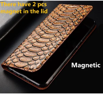 Python Grūdų Natūralios Odos Magnetinio Telefono Dangtelis Huawei Mate 40 Pro Plus/Mate 40 Pro/Mate 40 Telefono Dėklas Atvejais