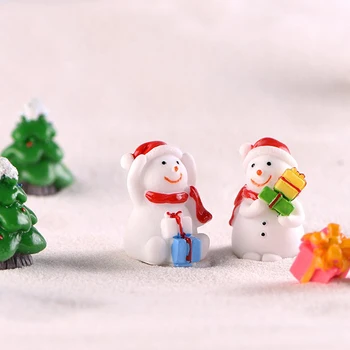 1pc Kalėdų Senį Santa Claus Medžių dovana Figūrėlės Pasakų Sodo Miniatiūros Amatų