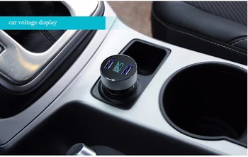 Automobilių stiliaus LED Smart Automobilis Kroviklis su 2 USB DUAL Uostų Telefono Įkroviklio Benz klavišą w204 w211 gla usb w213 žiūrėti cls350 priedai