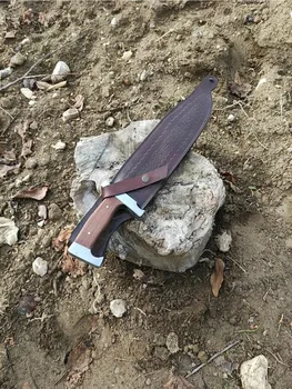 Rankų darbo taktiniai peiliai Rambo peilis kukri machette išgyvenimo lauko įrankiai kempingas medžioklės 4116 plieno rose rankena aštriais ašmenimis