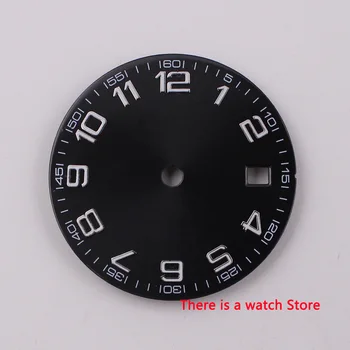 29.2 mm sterilaus black blue silver watch dial tinka ETA 2824 2836 Miyota 8205 8215 821A Mingzhu DG 2813 3804 judėjimas