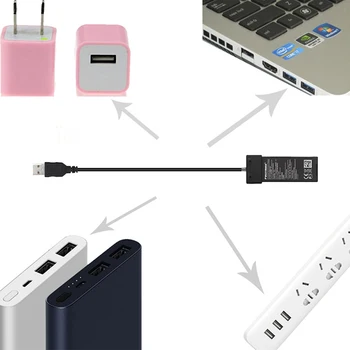 Nešiojamų 1-3V USB Mini Dalys Praktiškai Įkrovimo Kabelis Greitas Įkroviklis Profesinio Lauko Drone Priedai, Baterija TELLO