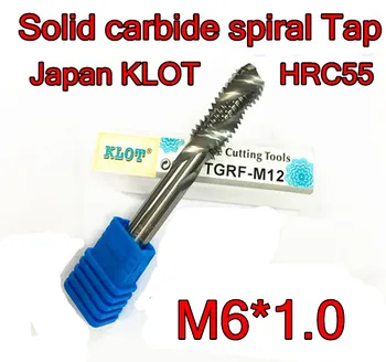 M6*1.0 1pcs Japonija KLOT Kieto karbido spiralės Bakstelėkite Apdorojimui: nerūdijantis plienas, legiruotasis plienas, ketaus ir kt Nemokamas pristatymas