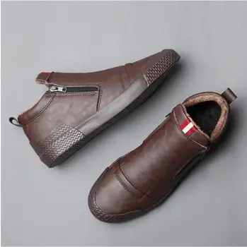 2019 žiemos naujų aukštos viršų vyriški batai jaunimo mados tendencija batai korėjos versija storio-soled atsitiktinis Gaobang batai vyrų