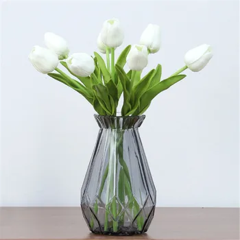 Dirbtinės Gėlės Tulpės, Sodo Gimtadienio Dekoravimas Gėlių Puokštė Namų Vestuvių Dekoravimas Netikrą Gėlių
