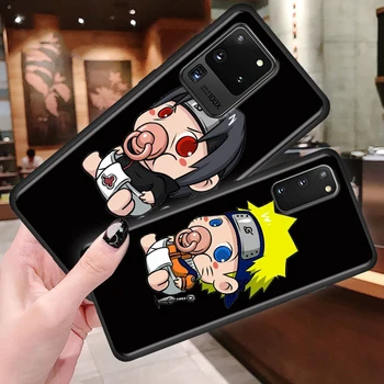 Mielas Anime Naruto Telefono dėklas Samsung S10 S20 Plius 5G S20 Uitra S8 S9 Plus S7 Krašto S20 FE 5G Padengti Silikono Apvalkalas