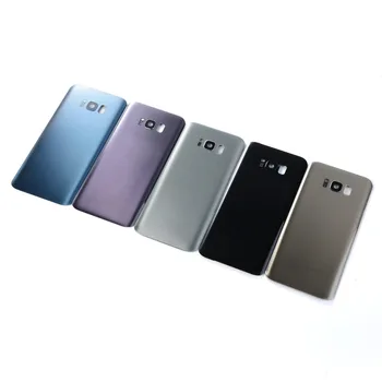 Samsung Galaxy S8 G950 G950F Būsto Viduryje Kadro Baterija, galinis Dangtelis+Priekiniai Jutiklinis Ekranas Jutiklių+Klijai+Įrankiai