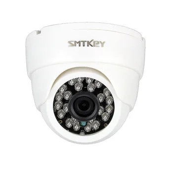 SMTKEY Juoda arba Balta Spalva 1.0 MP 720P HAINAUT 2000TVL 3.6 mm integruota ir SPINDULIŲ Filtras cctv kameros, patalpų vaizdo kamera