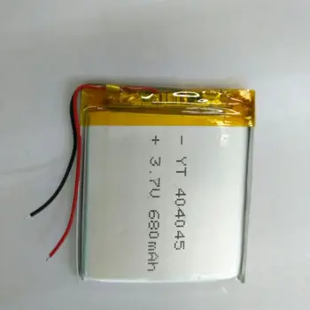 3.7 v, li-po, li-ion akumuliatoriai 3, 7 v Pakelio), 3,7 V ličio polimero baterija 404050 044050