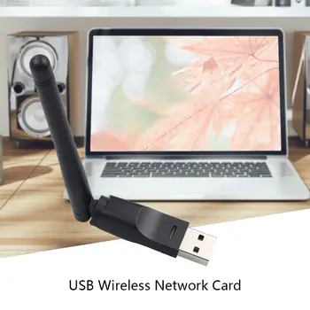MTK7601 USB 2.0, WiFi Belaidžio Tinklo Kortelė 150M 802.11 b/g/n LAN Adapteris su sukiojamomis Antena Nešiojamas KOMPIUTERIS Mini Wi-fi Dongle