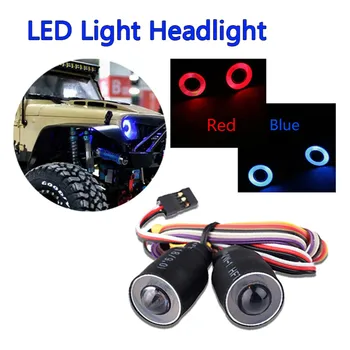 LED Šviesos Žibintų, skirta 1/10 RC Rock Crawler Automobilių Ašinis SCX10 D90 Jeep Wrangler