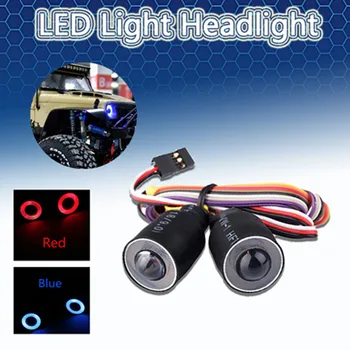 LED Šviesos Žibintų, skirta 1/10 RC Rock Crawler Automobilių Ašinis SCX10 D90 Jeep Wrangler