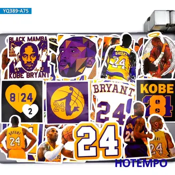 75pcs Krepšinio Žvaigždė Kobe Stiliaus Lipdukai Žaislai Gerbėjai 