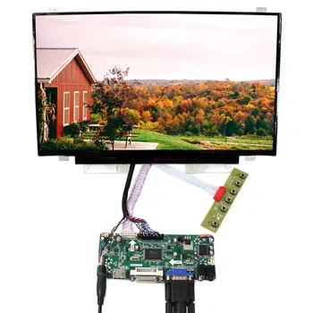 14inch LCD Ekranas HD MI DVI VGA AUDIO LCD Valdiklio plokštės LTN140KT03 N140FGE-EA2 N140FGE-L31 LP140WD2 1600x900 LCD Ekranas
