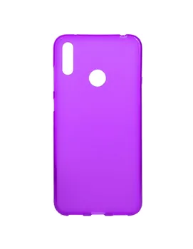 Paprastas violetinė silikono atveju Huawei Y7 2019