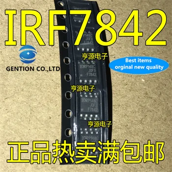 10vnt IRF7842 IRF7842TRPBF F7842 SOP8 sandėlyje nauji ir originalūs