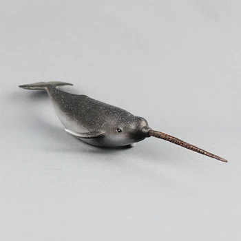 Modeliavimas Gyvūnų Modelio Žaislai Narvalas Banginių Vandenyno Sumos Mokslo Pažinimo Vaikams mokomieji Žaislai Vaikams Dovanų